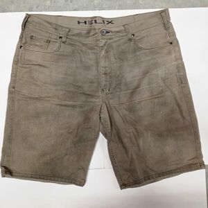 Helix Men's Brown Jean Shorts